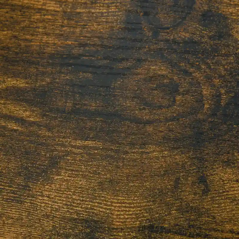Industriële bijzettafel met 2 laden, kleine bijzettafel met opbergplank, accenttafel voor de bank met groefgreep en metalen frame