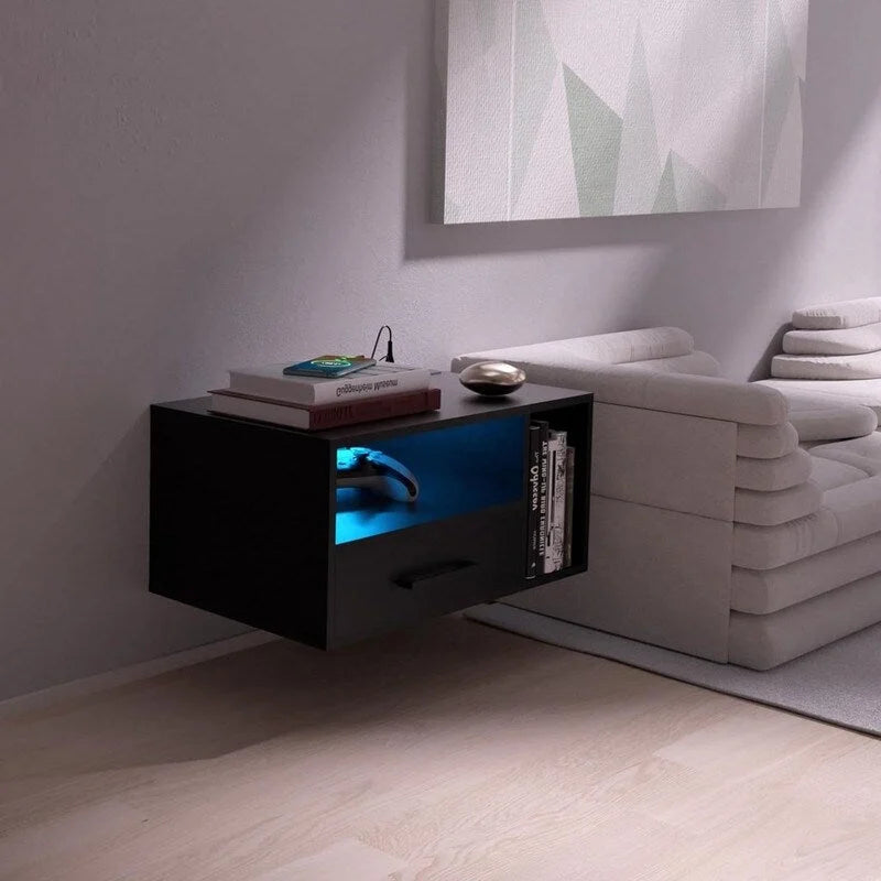 Table de chevet flottante