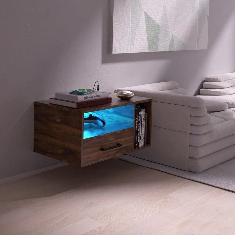 Table de chevet flottante