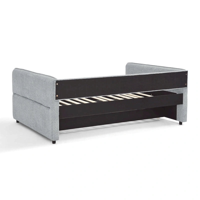 Full Boucle Daybed with Trundle