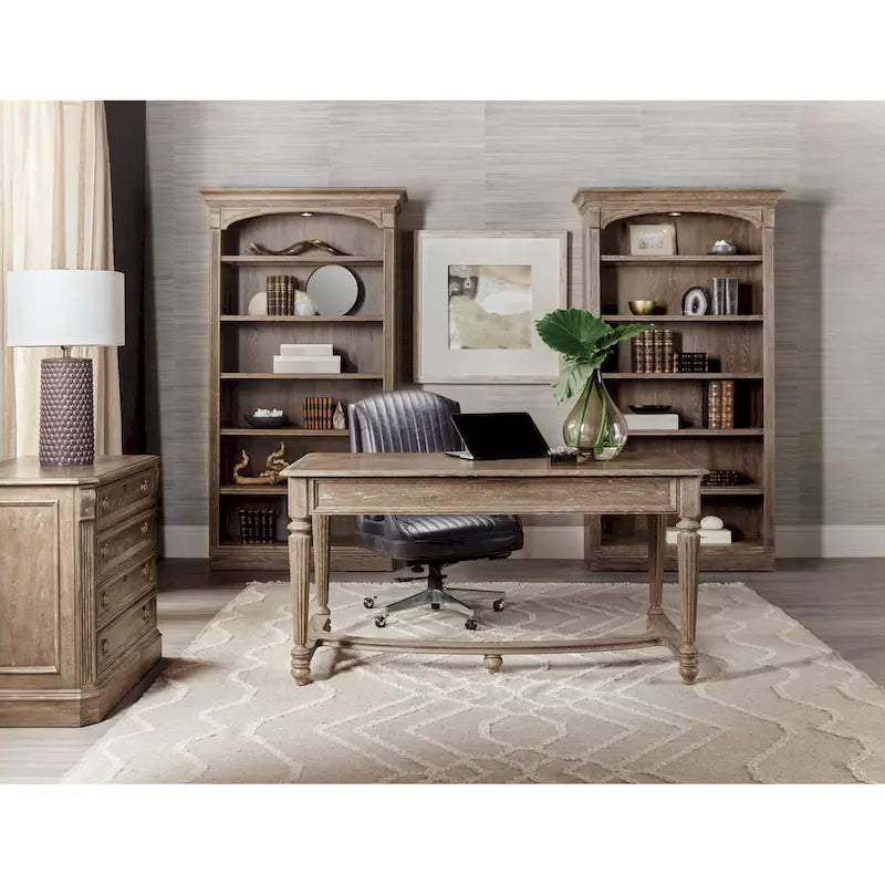 Oak veneer three-drawer chest