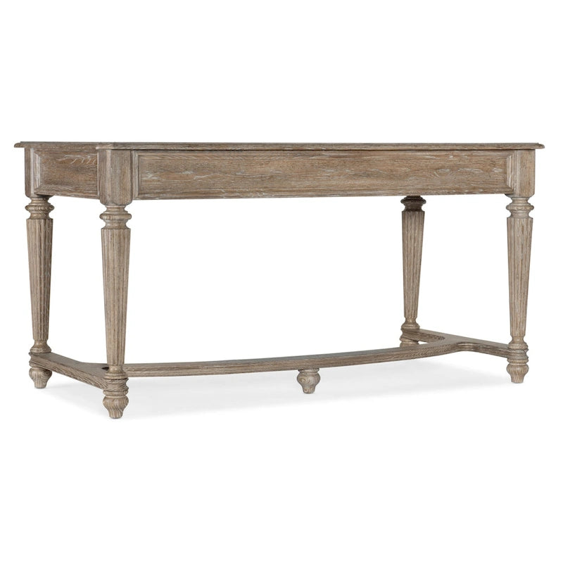 Oak veneer three-drawer chest