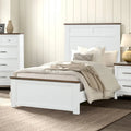 Modern Farmhouse Pinewood Panel Bed