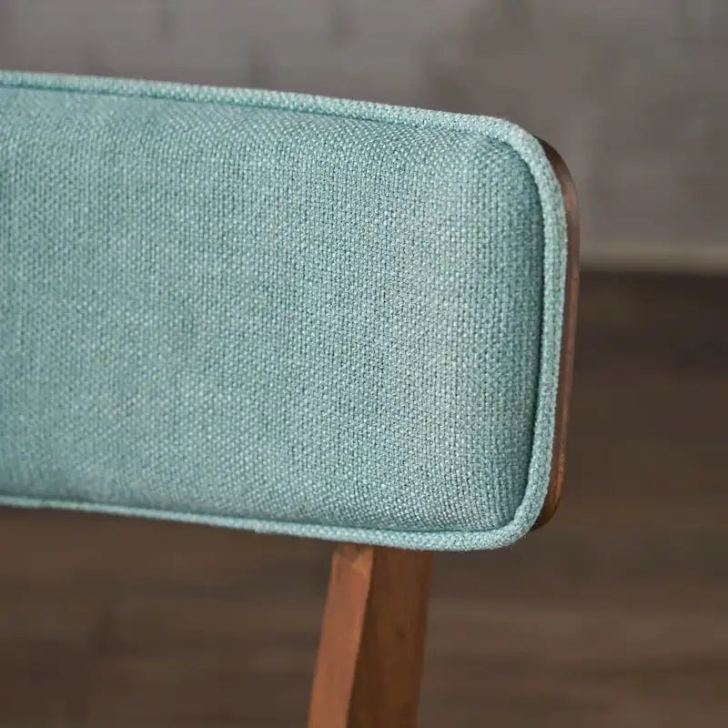 Modernist-style fabric dining chair