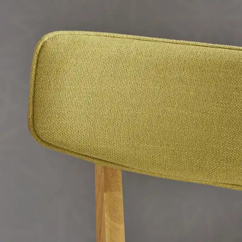 Modernist-style fabric dining chair