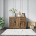 Buffet moderne en bois avec 2 portes, 1 compartiment de rangement et 2 tiroirs
