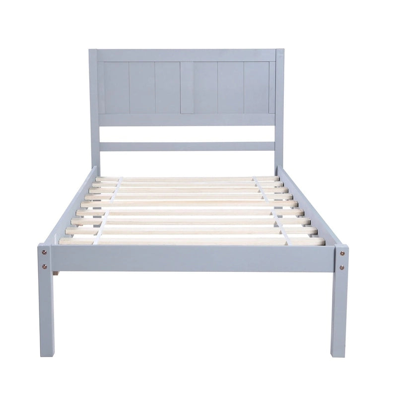 Lit plateforme simple en bois