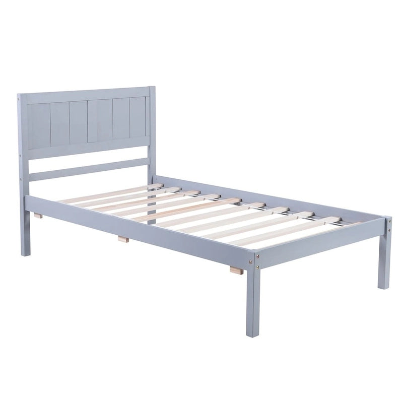 Lit plateforme simple en bois