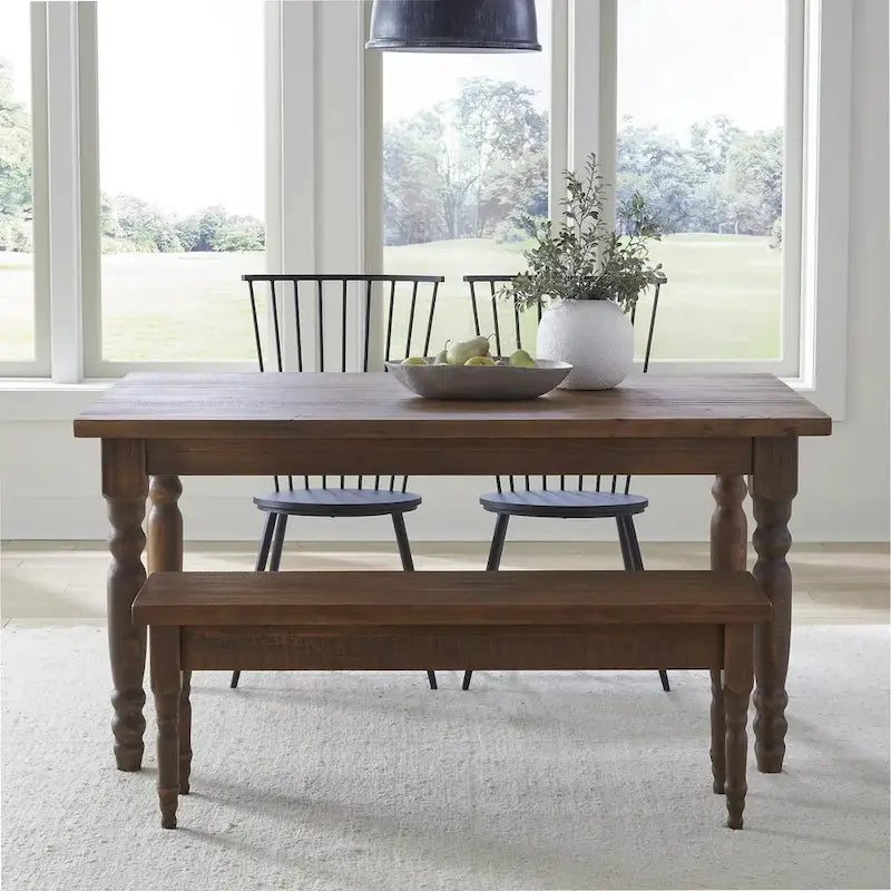 Solid Wood Dining Bench