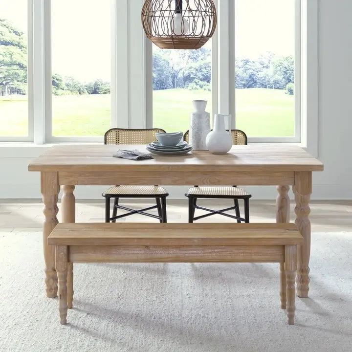 Solid Wood Dining Bench