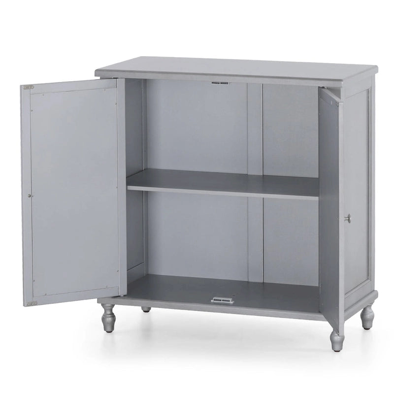 Armoire de rangement décorative avec miroir