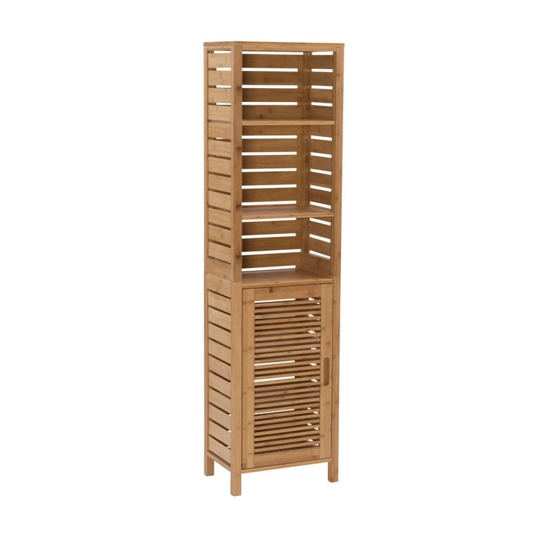 Armoire haute en bambou