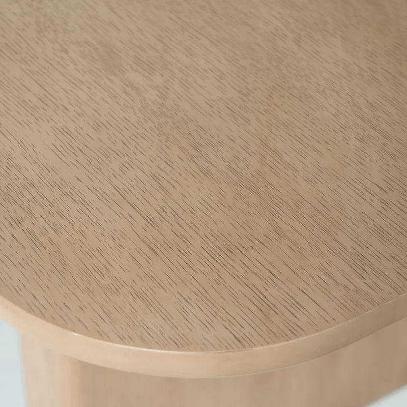 Table à manger moderne en chêne blanc