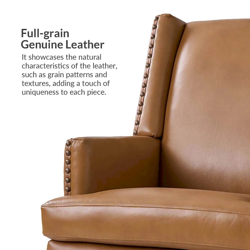 Armchair with Solid Wood Frame and Removable Seat Cushion