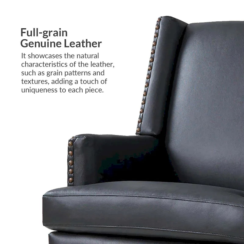 Armchair with Solid Wood Frame and Removable Seat Cushion