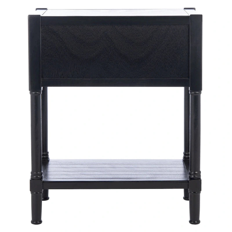 Console blanche vieillie à 3 tiroirs - 23.5 L x 13 l x 29.5 H - 24Lx13Px30H