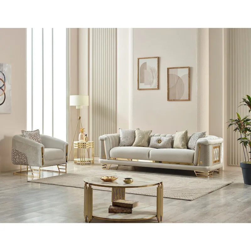 2-piece Living room Set (1 Sofa & 1 Chair )