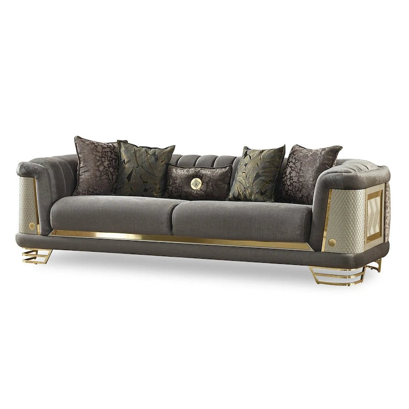 Set voor de woonkamer, 2-delig (1 bank en 1 stoel)