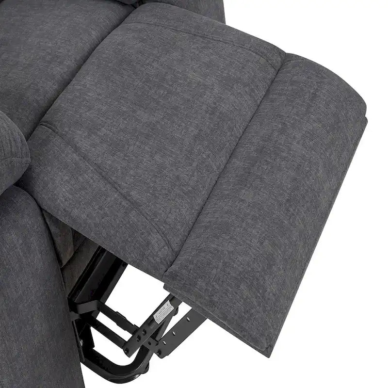 Fauteuil releveur électrique grand format robuste avec massage et chauffage pour personnes âgées