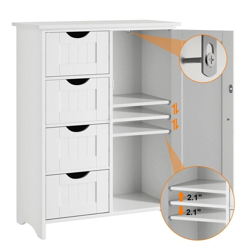 Armoire de rangement de salle de bains - 11.9P x 21.9L x 32H